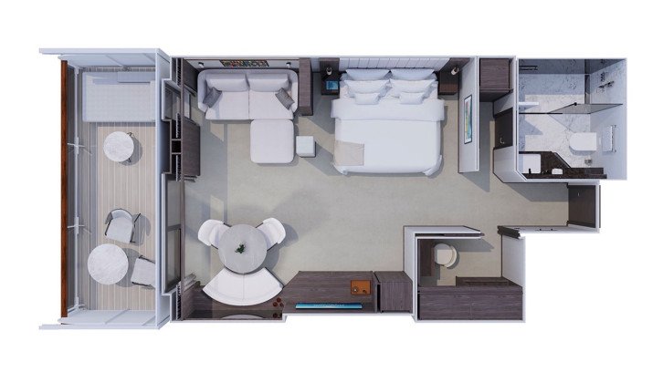 Deluxe Penthouse floor Plan