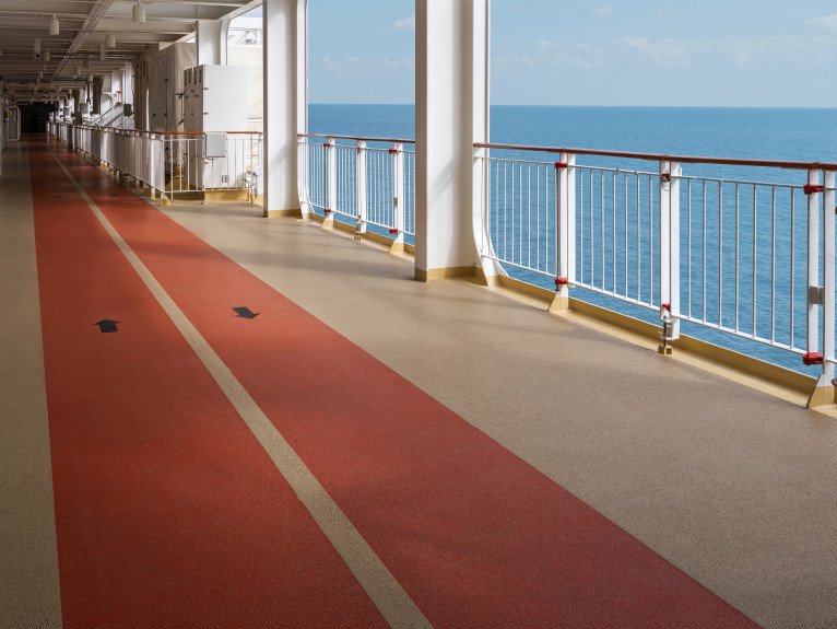 Jogging/Walking Track on Norwegian Epic