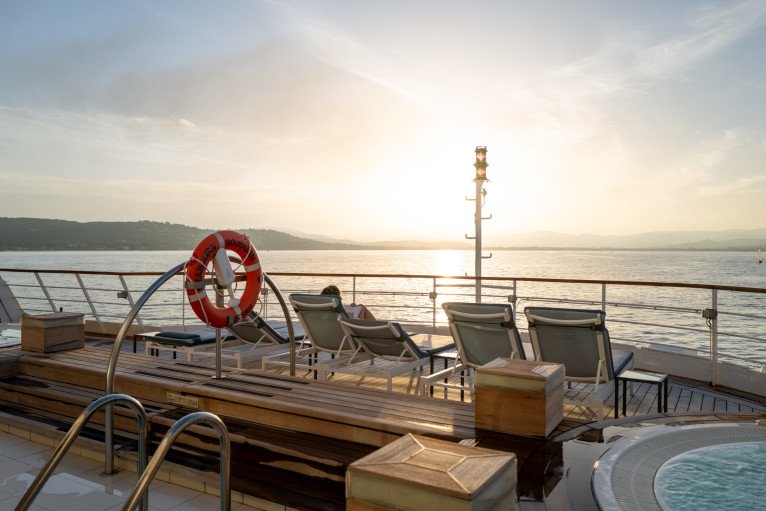 Sun Terrace on Seabourn Sojourn