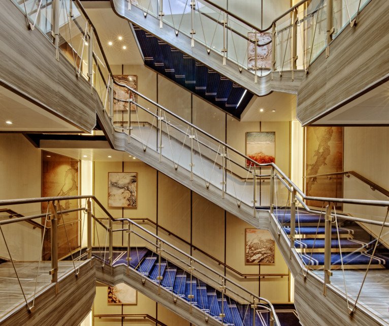 Atrium on Seabourn Pursuit