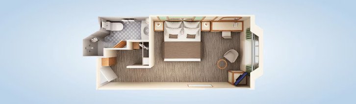 Ocean View (Obstructed View) floor Plan