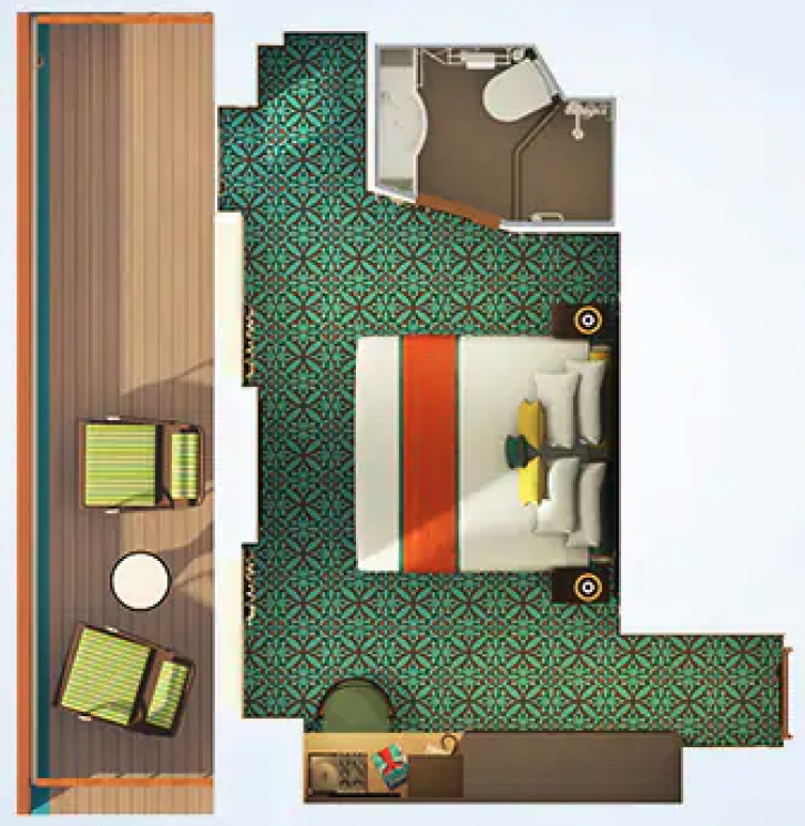 Havana Premium Balcony floor Plan