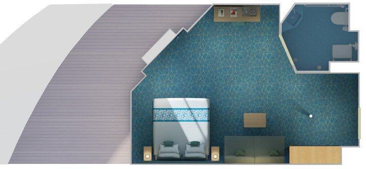 Cloud 9 Spa Ocean View floor Plan