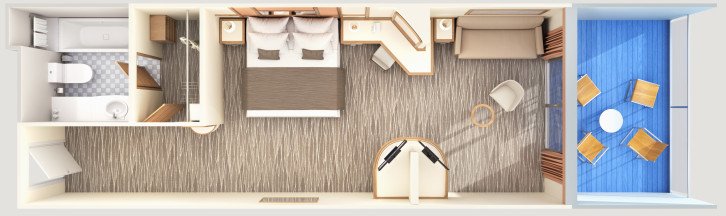 Ocean Suite floor Plan