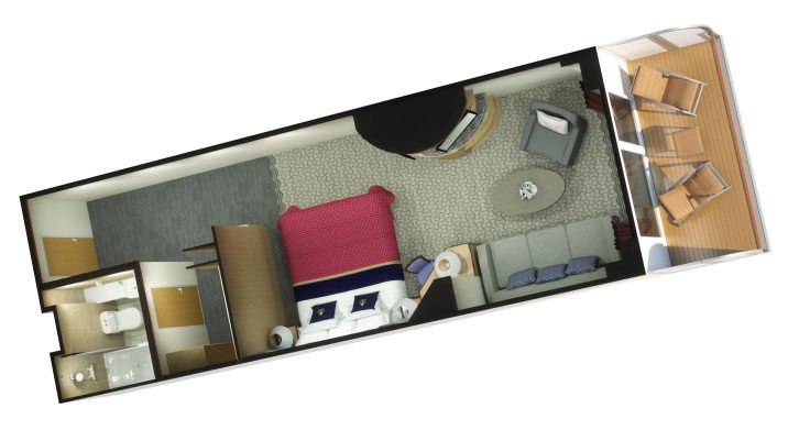 Princess Grill Princess Suite floor Plan