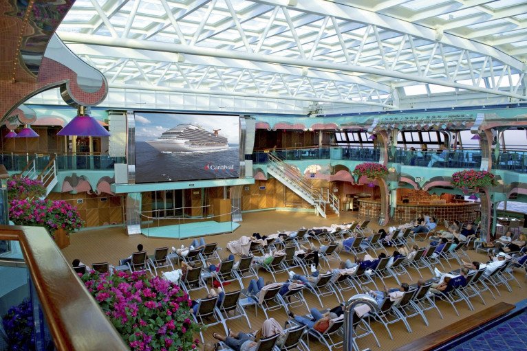 Dive-In Movies on Carnival Splendor