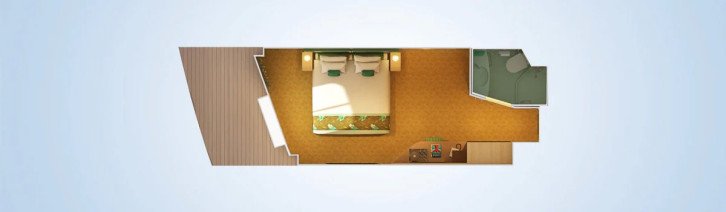 Cloud 9 Spa Ocean View (Walkway View) floor Plan