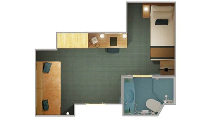 Interior Upper/Lower (+Porthole) floor Plan
