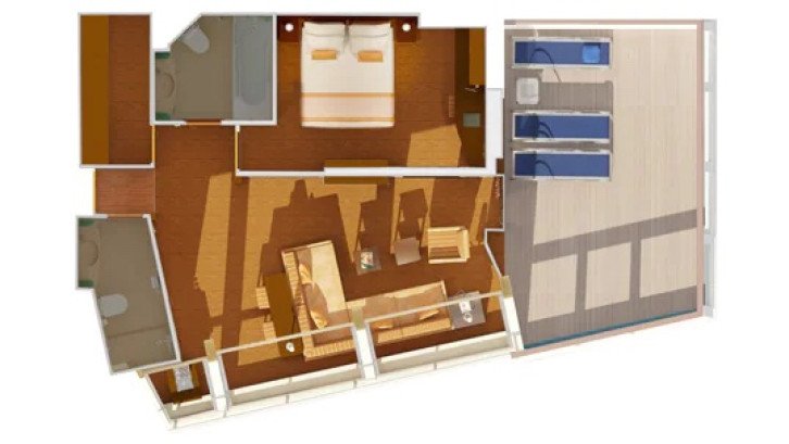 Captain’s Suite floor Plan