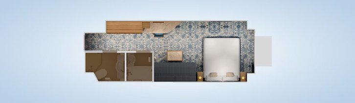 Deluxe Ocean View  floor Plan