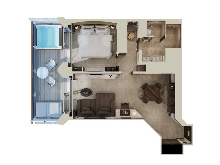 Cove Residence with Whirlpool floor Plan