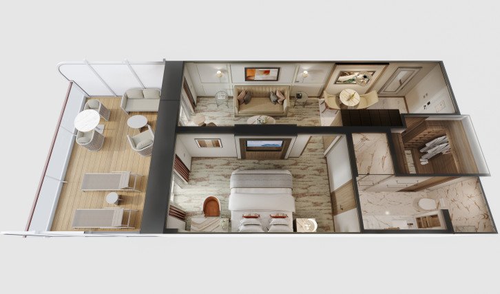 Horizon Penthouse Suites floor Plan