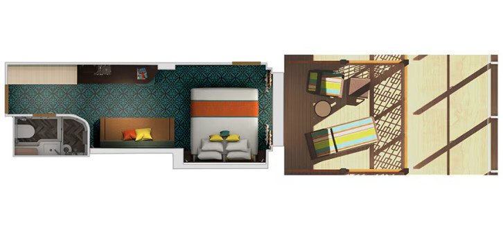 Havana Staterooms & Suites floor Plan