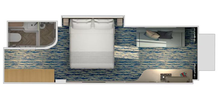 Ocean View Staterooms floor Plan