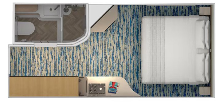 Interior Staterooms floor Plan