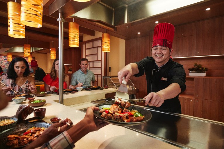 Bonsai Teppanyaki on Carnival Festivale