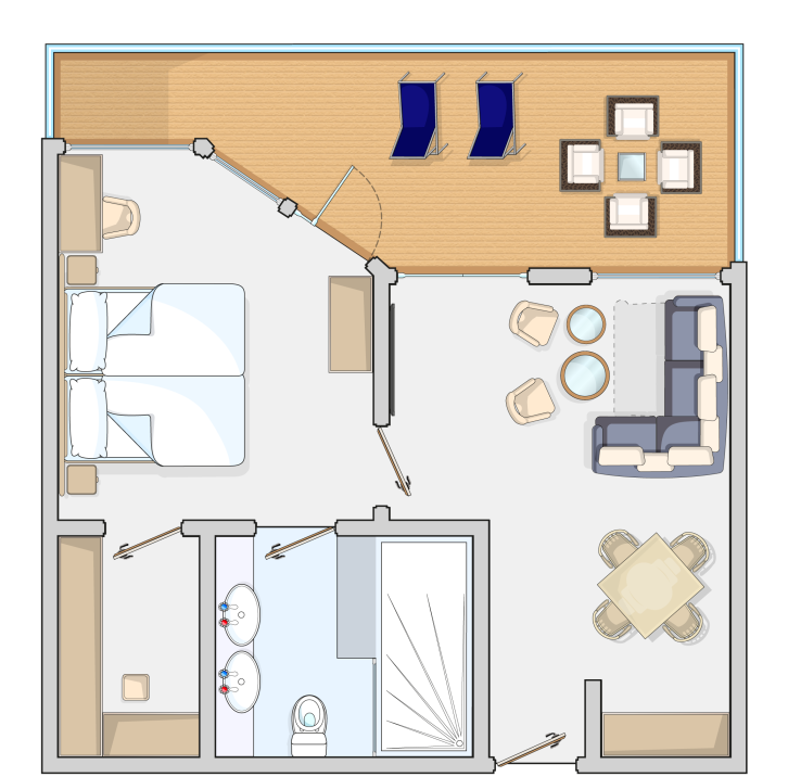 Executive Suite floor Plan