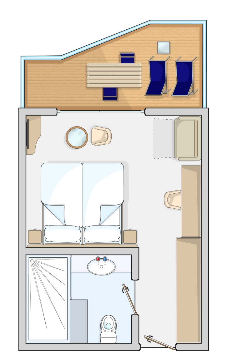 Junior Suite floor Plan