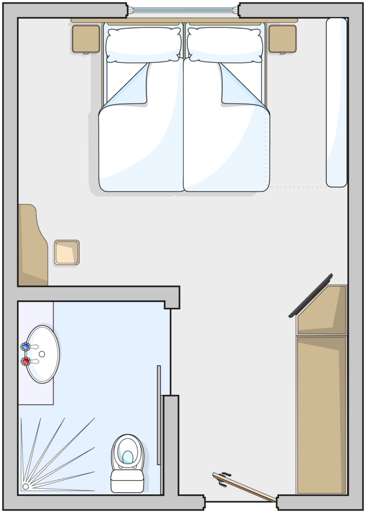 Outside Cabin floor Plan