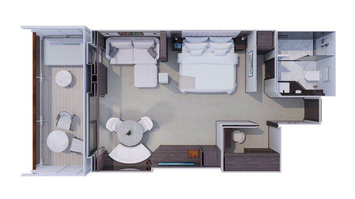 Deluxe Penthouse floor Plan