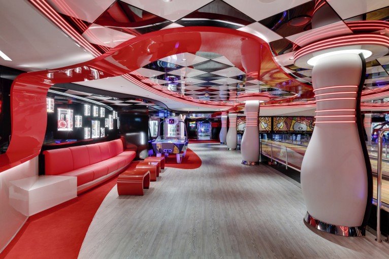 Bowling on MSC Seaview