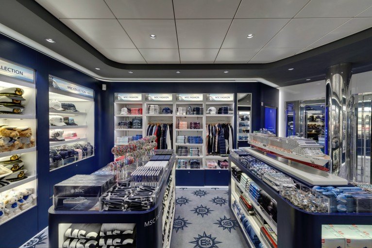 Shopping on MSC Euribia