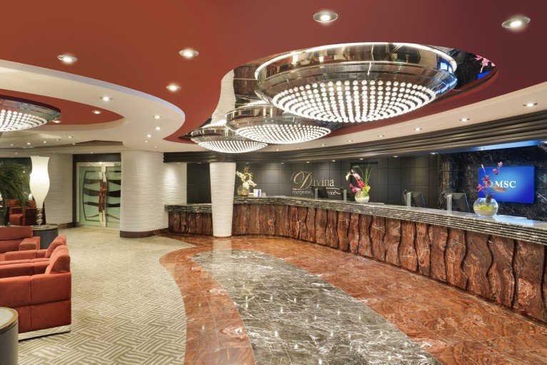 Reception on MSC Divina