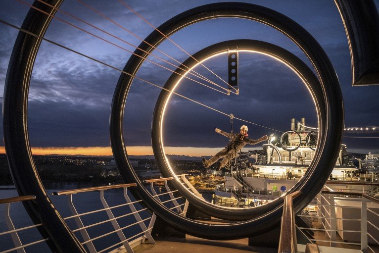 Zip Line on MSC Seaside