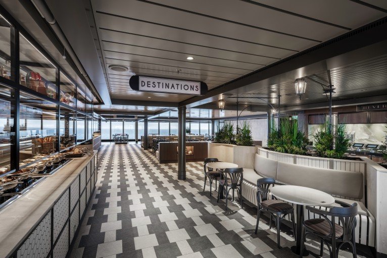 Marketplace Buffet Restaurant on MSC Seaview