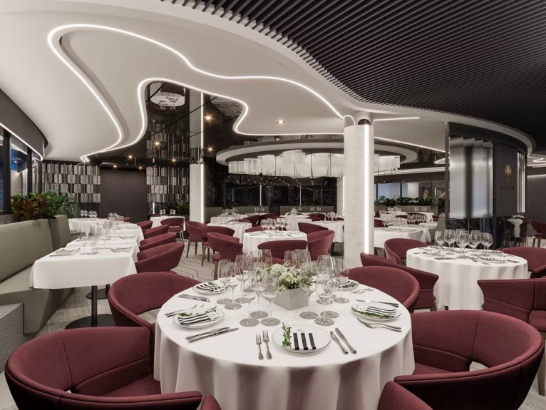 MSC Yacht Club Restaurant on MSC Poesia
