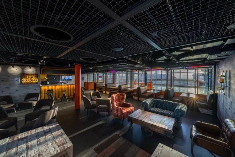 The Box Bar on MSC World Atlantic