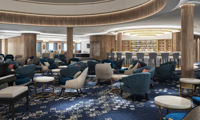 Atrium Bar on Norwegian Encore