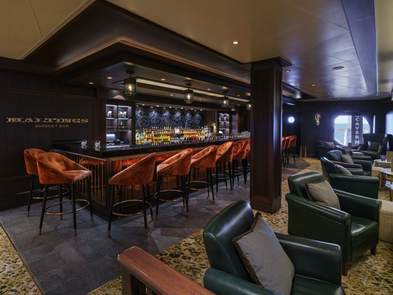Maltings Whiskey Bar on Norwegian Encore