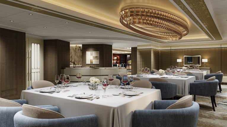 The Grand Dining Room on Oceania Sonata
