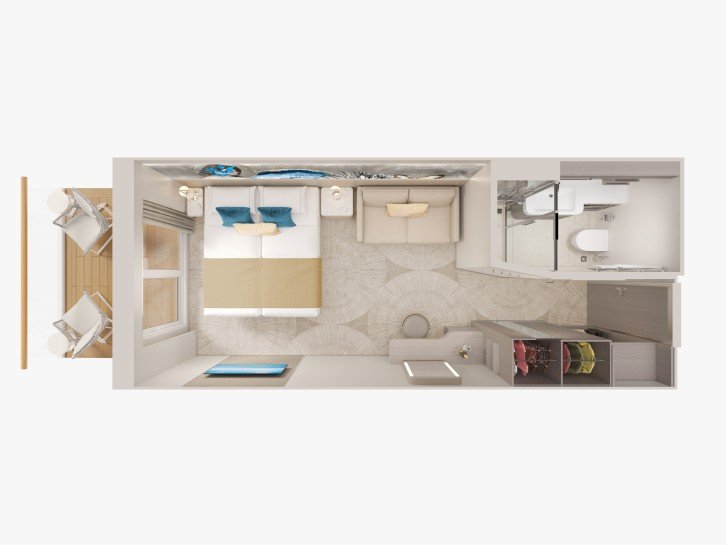 Sailaway Balcony floor Plan