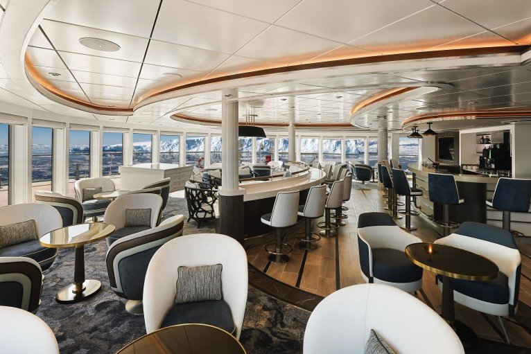 The Glass Atrium Lounge on Douglas Mawson