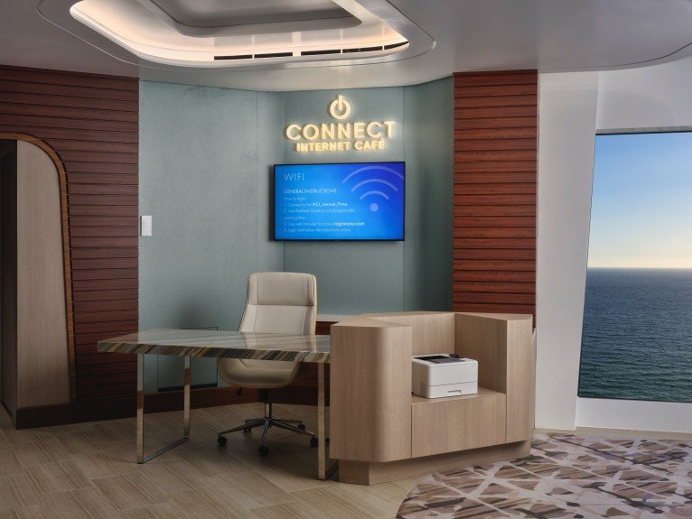 i-Connect Internet Café on Norwegian Aqua