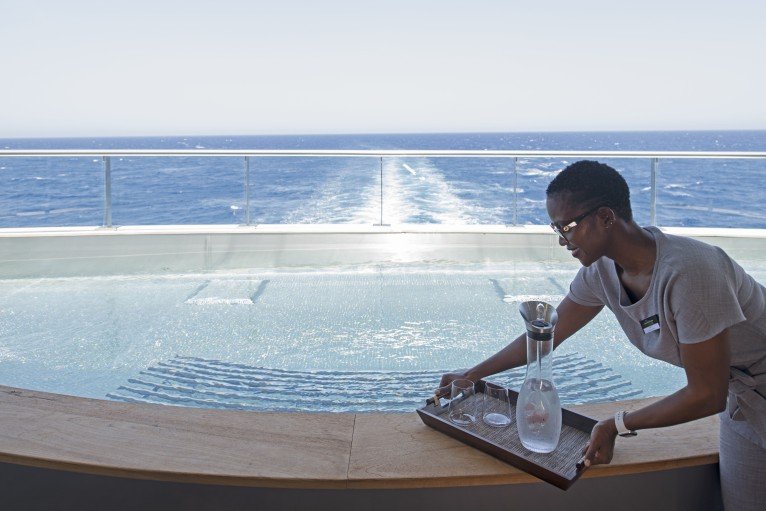 Senses Spa Pool Deck