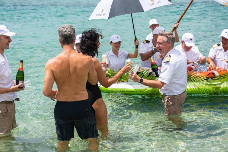 Caviar In The Surf on Seabourn Sojourn