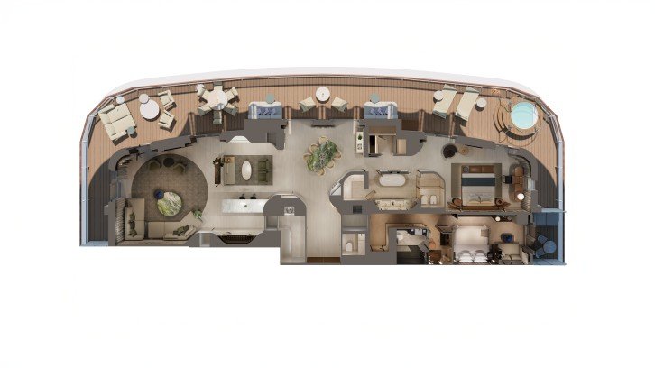 Owner's Residence by Patricia Urquiola floor Plan