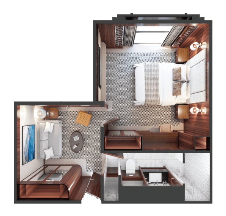 Horizon Deluxe Junior Suite floor Plan