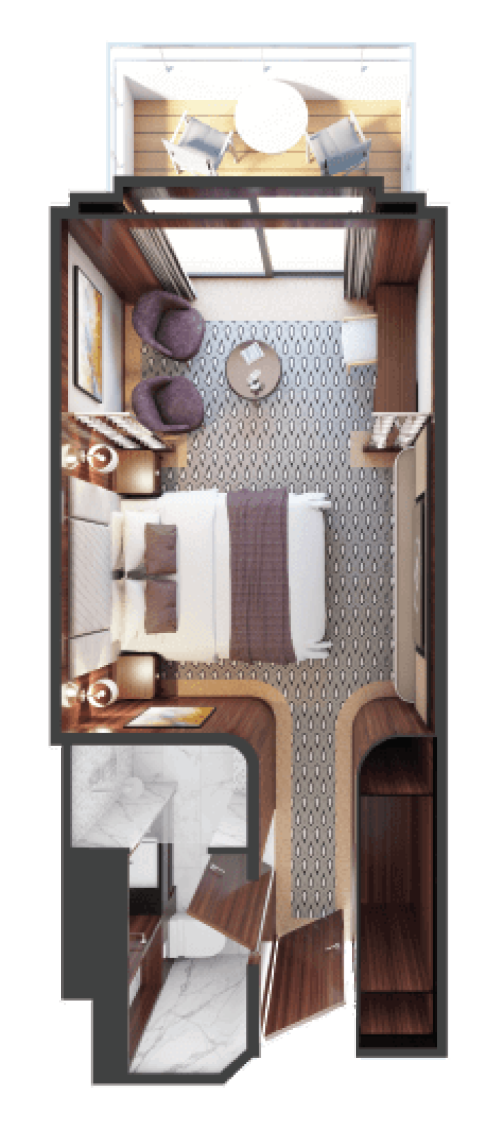 Veranda Suite Guarantee floor Plan