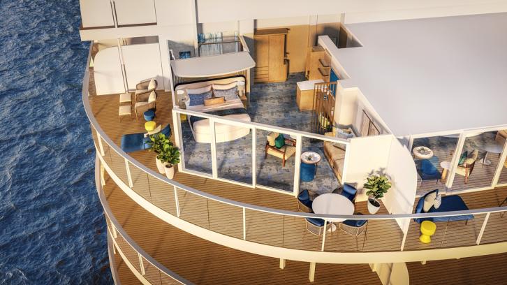 Sunset Corner Suite floor Plan