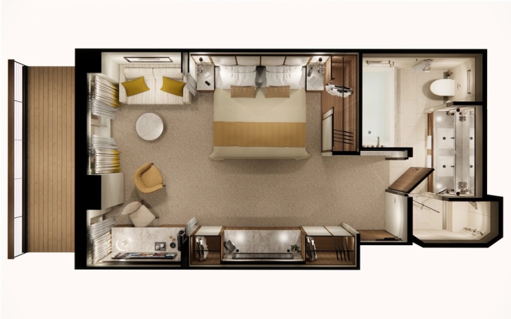 Aquamarine Suite floor Plan