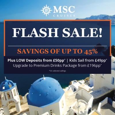 MSC Flash Sale - 24.03 - 05.05