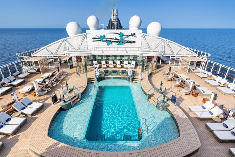 MSC Yacht Club Sundeck & Pool on MSC Magnifica