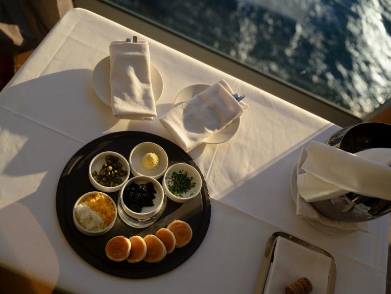 In-Suite Dining on Silver Spirit