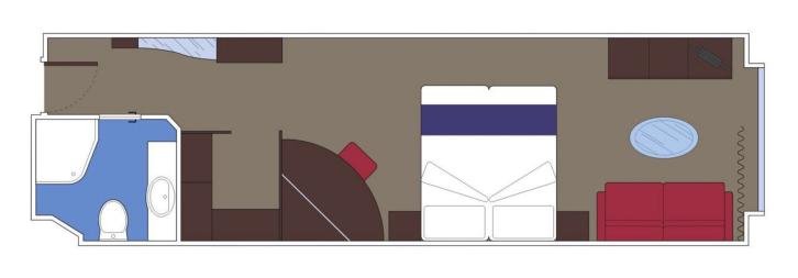 Premium Suite with Sealed Window floor Plan