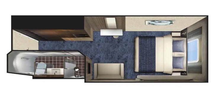 Deluxe Oceanview floor Plan