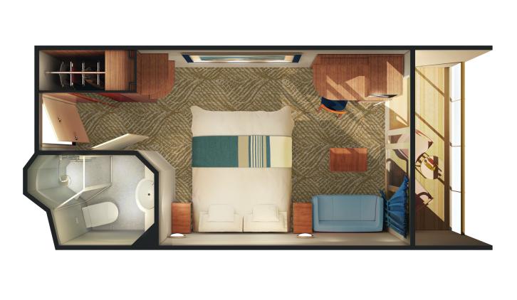 Large Balcony floor Plan